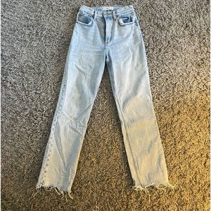 Abercrombie curve love ultra high waist 90s straight jean